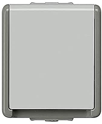 SIEMENS - Siemens 5UB4711 DELTA fläche IP44 AP SCHUKO-Steckdose mit Klappdeckel für Feuchtraum, Außenbereich oder Keller