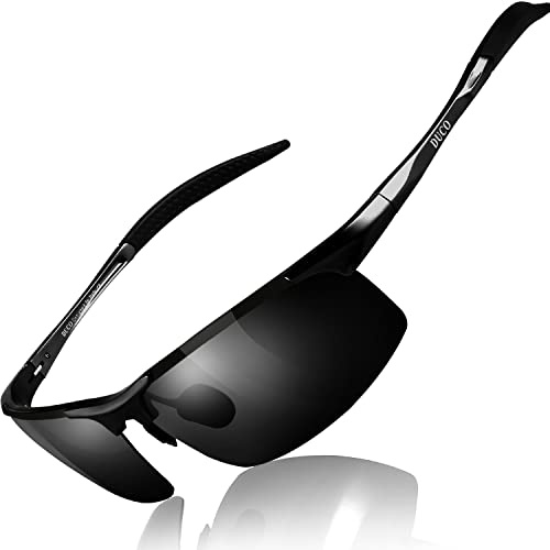 DUCO Polarized Sunglasses Mens Sun Glasses Sports Eyewear Fishing Golf Driving UV400 Protection 8177S