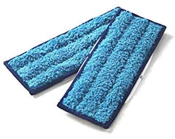 iRobot - Piezas auténticas - Paños húmedos para Braava Serie 200 (2X) - Azul - Reutilizables.