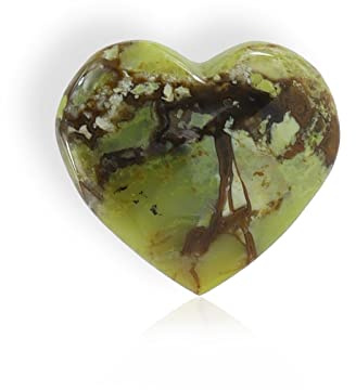 Budawi® grüner Opal Pistazienopal Deko Herz Handschmeichler Edelstein