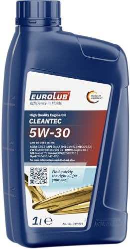 EUROLUB CLEANTEC SAE 5W-30 Motoröl, 1 Liter