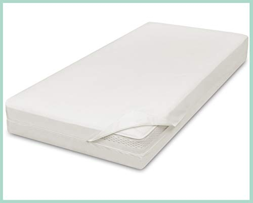 Allsana Allergiker Matratzenbezug 80x200x20 cm | Allergie Bettwäsche | Anti Milben Encasing | Milbenschutz für Hausstauballergiker | Zwischenbezug für die Matratze | TÜV geprüft