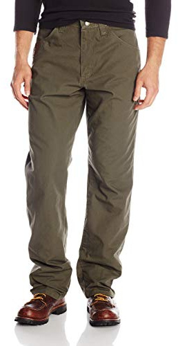 Wrangler herr snickare jeans, loden, 38W / 34L