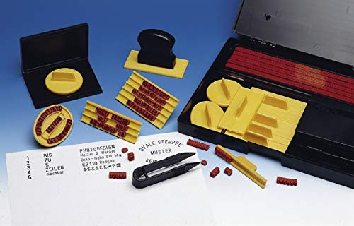 Wedo 66416 typtryckeri 405 stämplar
