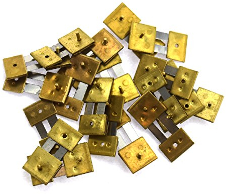 Harts 10 Stück Kaminuhr aus Messing blockiert, Verschiedene Aufhängefedern