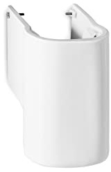 Roca,Meridian,Semipedestal para lavabo de porcelana compacto,Blanco,180mm x 235mm x 270mm,A337242000