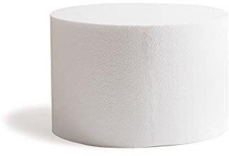 Decora 0173833 Basi tonde in polistirolo ideali per esercitazioni e per realizzare torte a piani dall'aspetto perfetto, Dim. Ø 30 X H 20 CM