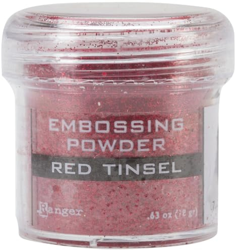 Ranger Röd prägling glitter, 1