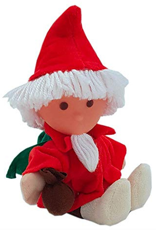 HEUNEC 648975 - Sandmann Puppe mit Vinylkopf und Umhang, 20 cm