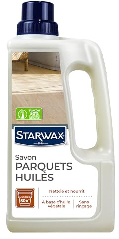 Starwax Savon d'entretien parquets huilés - Le bidon de 1L