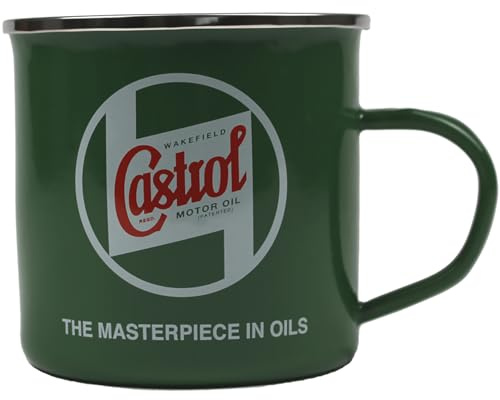 Classic Castrol STR588 Tin Mug, Green