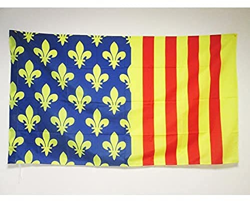 AZ FLAG Drapeau Lozère 150x90 cm Drapeau Français Polyester 100D Fourreau | Usage intérieur et extérieur Drapeau décoratif coutures doubles et bords renforcés avec fourreau pour mât