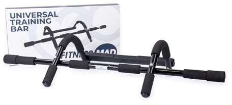 Fitness-Mad Men's Universal Training Pull Up Bar, Black, For For openings between 70 cm And 78 cm