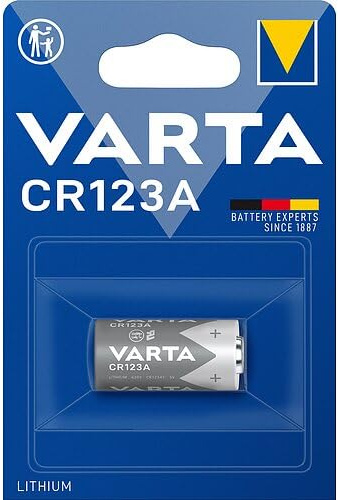 VARTA FOTO BATTERIEN PHOTOZELLEN FÜR KAMERAS UND FOTOAPPARATE / 2CR5 / CR-P2 / V28PX - V28PXL / CR-V3 / V74PX - V76PX / V4034PX / CR-1-3 / CR123A / CR 2 NEU & OVP IM EINZELBLISTER (CR123A, 1 Stück)