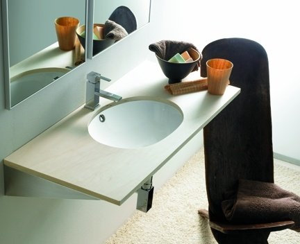 The Bath Collection - Lavabo bajo encimera oval ancona 56,5x41,5x18 cm