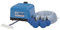 AquaForte Kit de bomba de aire AquaForte Hi-Flow V-30, kit completo con distribuidores de aire, 25 m de manguera de 4 x 6 mm y 6 piedras de aire de 5 cm, capacidad a 2 m de 7 l/m, estanque 18 m3