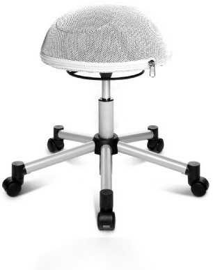 Topstar Sitness Half Ball Sh17bb7e Fitness Hocker, weiß