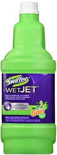 Swiffer Wet Jet Spray Mop Nettoyant pour Sol Solution Multifonctionnelle - Original Frais, 1196.6 ml