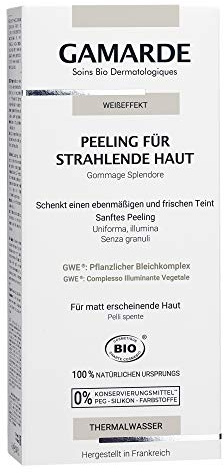 GAMARDE Ekologisk kosmetik: Skalning för strålande hud jag peeling utan mikroplastik I mild ansiktspeeling I vegansk peeling mask ansikte I Exfoliate Face Scrub I hud-peeling för kvinnor och män I 40 ml