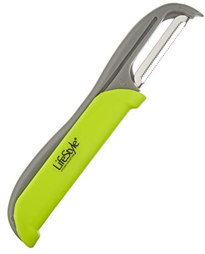 Lifestyle 2427 Pelador Vertical para Frutas, Verduras y Tomate, Verde