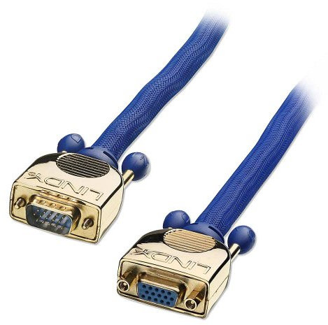 Lindy 3m VGA Extension Cable cavo VGA VGA (D-Sub) Blu