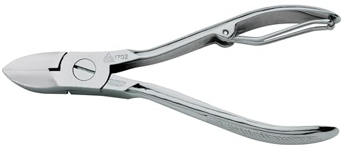 Erbe Solingen Nagelzange mit robuster Klappfeder 10cm - Schonende Pflege für starke Fuß- & Fingernägel - Nickelfrei & Antiallergen - Premium-Qualität Made in Germany - Langlebig & Zuverlässig