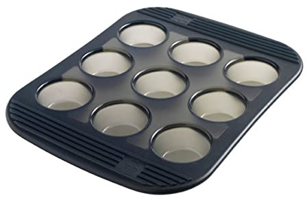 Mastrad F42014 Silikonbackform für 9 Muffins