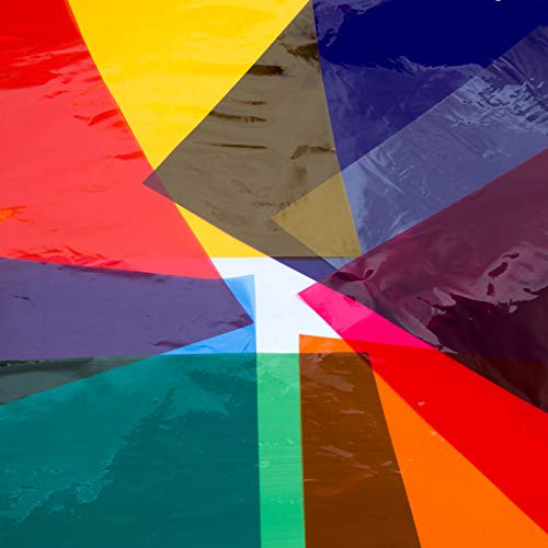 Edukit A4 Cellophane Sheets - Bumper Pack – 104 Pieces –8 Vibrant Colours Cello Wrap – for Stained Glass, Arts & Crafts, Gift Wrapping and More