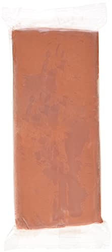 GLOREX 6 8070 137 - Keramiplast, terracotta, ca. 500 g, lufthärtende Modelliermasse, gebrauchsfertig und geschmeidig, hergestellt auf natürlicher Basis