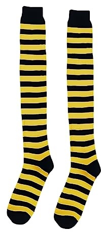 Dress Up America gul och svart Kids Bee knästrumpor