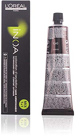 L'Oréal Professionnel Inoa 6,40 Dunkelblond Intensiv Kupfer, (6x 8 g)