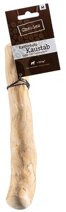 Chewies Kau-Knochen Hunde-Spielzeug aus Kaffeeholz, 100% natürliches Hundezubehör, Kauspielzeug Hund bis 20kg, Kaustab Größe M, 042044, Größe: M - für Hunde bis 20kg