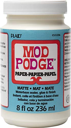 Mod CS11236 Podge Wasserbasierende Versiegelung Kleber, und Finish, Papier, transparent matt, Synthetic Material, durchsichtig, 5.9 x 5.9 x 10.6 cm