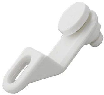 Swish Supreme Extra Corded Curtain Track Roller Gliders, White, 10 Pack