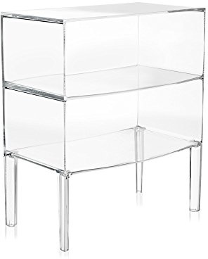 Kartell Ghost Buster Como Camera Letto, 42 x 80 x 68 cm, Cristallo, Big