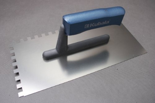 Zahnkelle - Zahnspachtel - Glättekelle gezahnt - Zahnung: 10x10mm - Modell CLASSIC