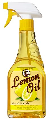 HOWARD Lemon Oil Furniture Polish Trigger Spray Cleaner for Wooden Items Using Real Citrus Oils 473ml