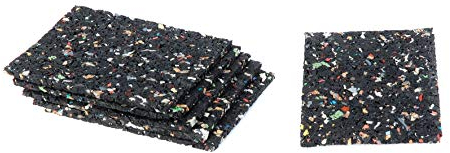 25 Stück, 3 mm, Isopat 90x60 mm Unterlage für Unterkonstruktion Terrassenpad Gummigranulat Terrassenpads Gummigranulat Terrassenbau Pad Pads Terrassen Dielen Gummi-Granulat Bautenschutzmatte MADE IN GERMANY von Gartenwelt Riegelsberger