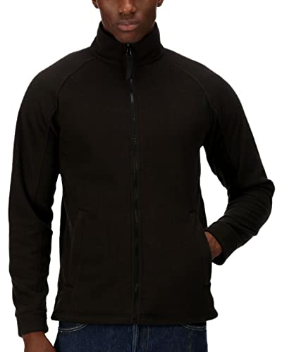 Regatta Professionelle Herren Thor III Fleecejacke mit durchgehendem Reißverschluss, Schwarz, Größe XXXL