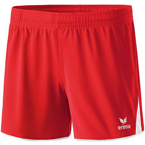 Erima Damen Classic 5-C Short (615313), rot/weiß, 42