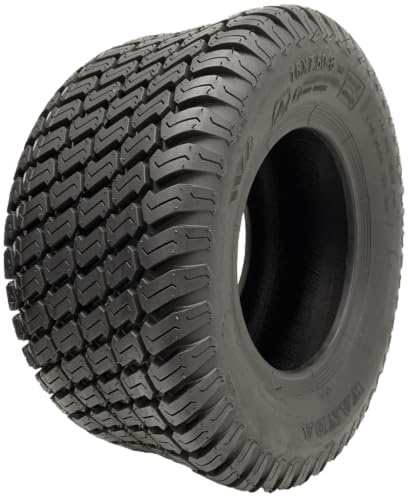 Parnells - 1 Pneu Tubeless Grass, 16x7.50-8 - 4 Plis Wanda P332, Diamètre 410 mm, Largeur 182 mm, 310 kg - pour une Utilisation Tout-Terrain, Tondeuses à Gazon, Poussettes et Chariots