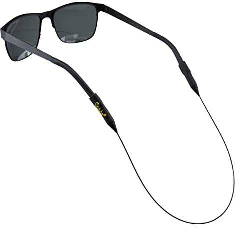 Cablz Original Eyewear Retainer | Stainless Cable Eyewear Retainer Strap (Black - 12 Inch)