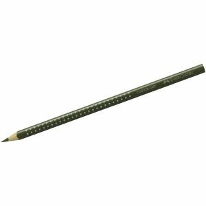 Faber-Castell GRIP grün 1pièce (S) Bleistift Farbe – Buntstifte (1 Stück (S), starr, grün, grün, olive, rund)