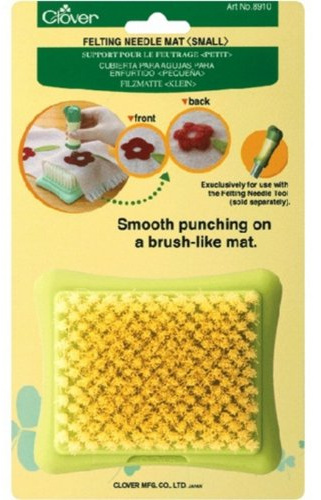 Clover 85397 Felting Needle Mat -Small-4-1/2 X3-3/4 X1-3/4