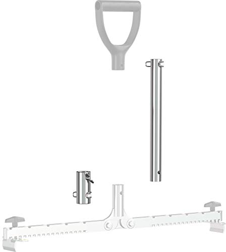 LANGFIT® Zubehör - Verlängerungs-Set 28,5cm für Plattenheber mit normalem Griff - Schonend für Rücken und Hüfte! Tragkraft bis 60kg - Made in Germany - MS-PH-VS285