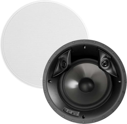 POLK AUDIO 80 F/X RT In-Ceiling Surround Lautsprecher mit Dual Hochtönern und 8 Zoll Treiber