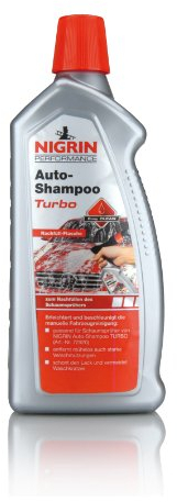 NIGRIN 72921 Turbo Shampoo Nachfüllflasche, 1 L