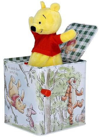 KIDS PREFERRED Disney Baby Winnie The Pooh Jack-in-The-Box - Musical Toy for Babies Multi ,6.5