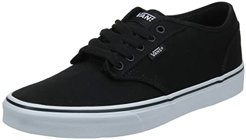 Vans Atwood, Sneaker Hombre, Canvas Black White, 42 EU