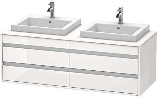 Duravit kt6757b2222 Waschtisch Waschbecken 4 Schubladen 1400 x 550 weiß